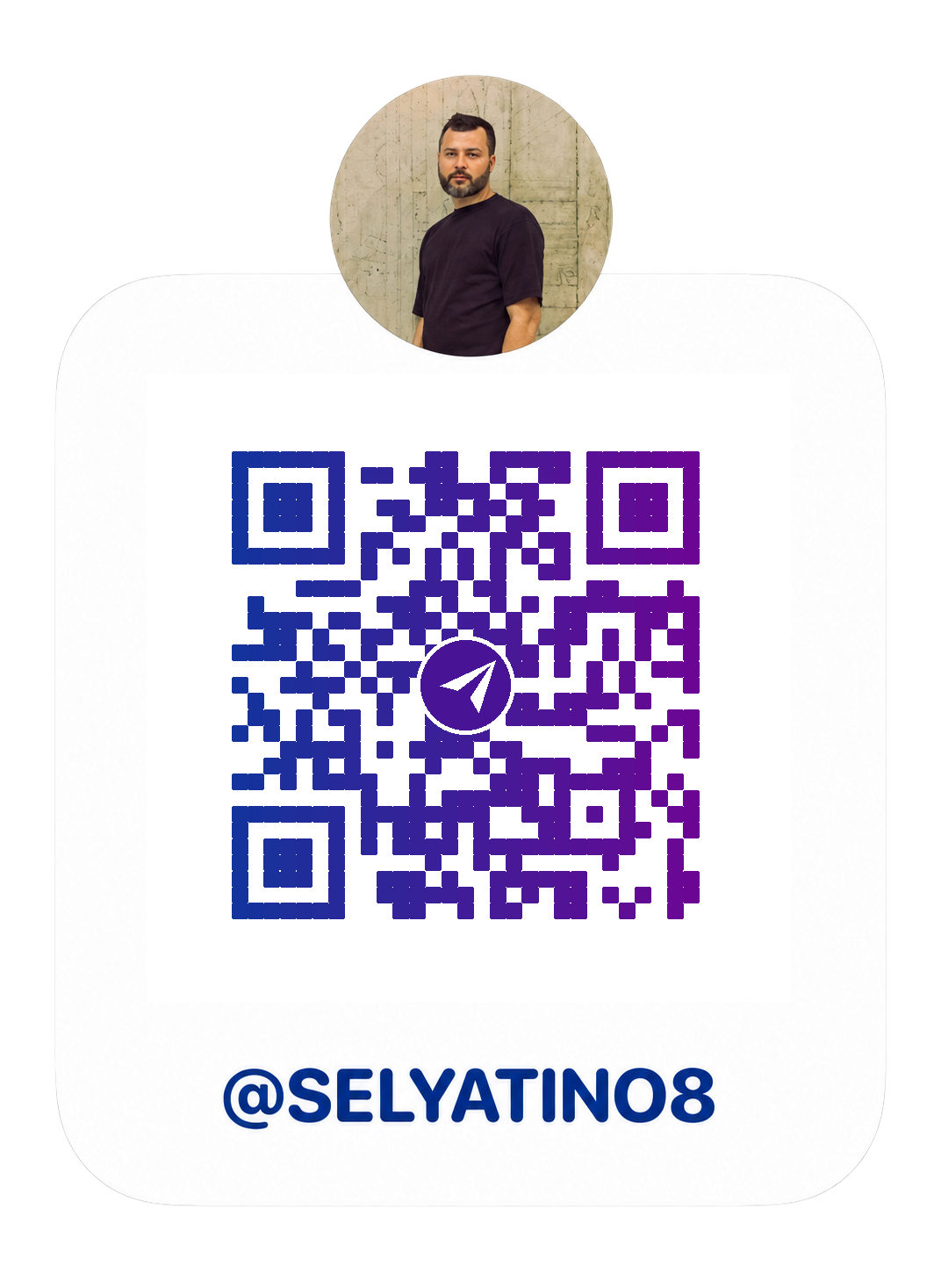QR-код Telegram — SELYATINO8